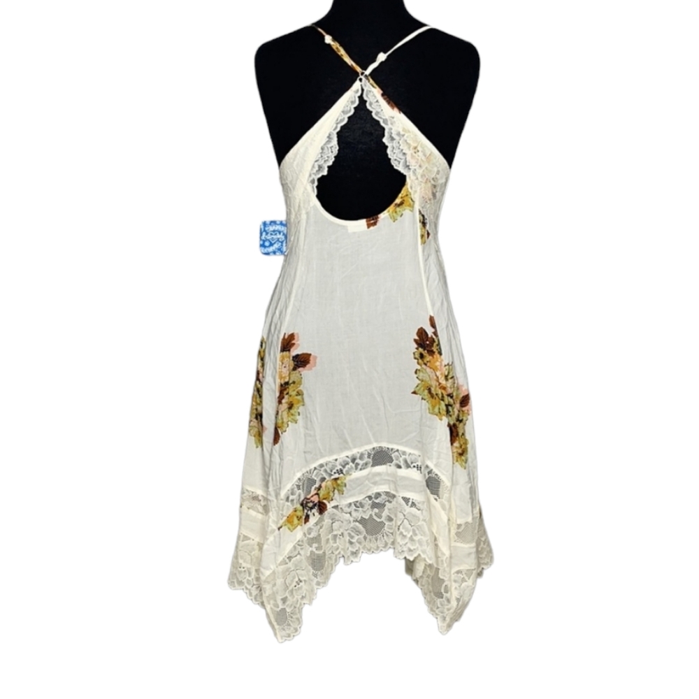 New! FREE PEOPLE WOMEN'S TABLE FOR 2 TRAPEZE DRESS - Picture 6 of 7